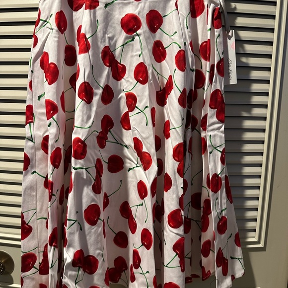 Eva Rose Dresses & Skirts - Cherry Print Skirt